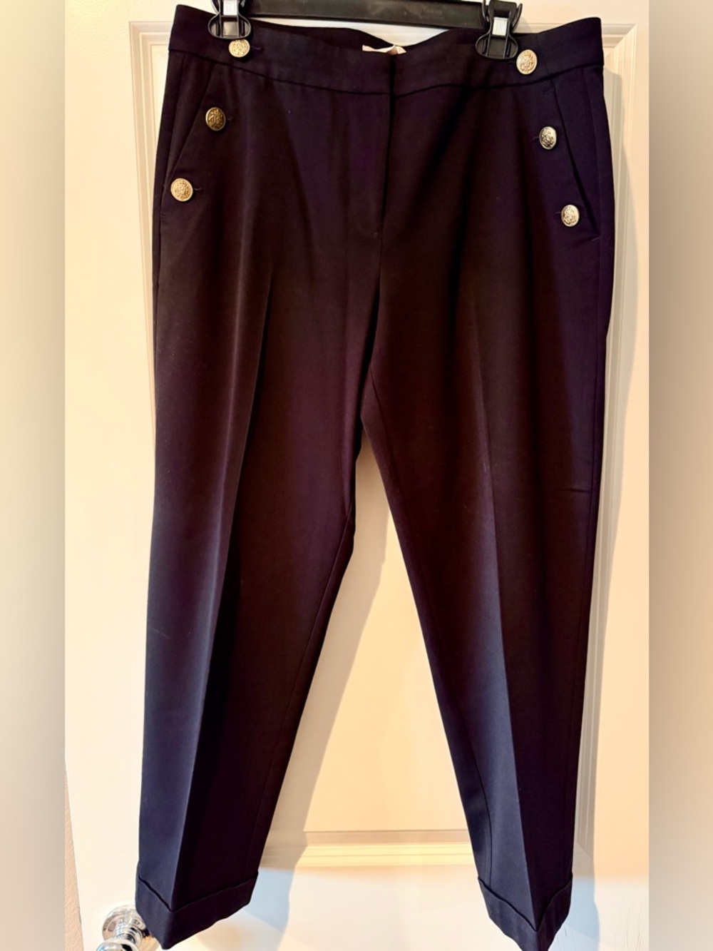 LOFT Woman’s Black Tailored High-Waist Pants